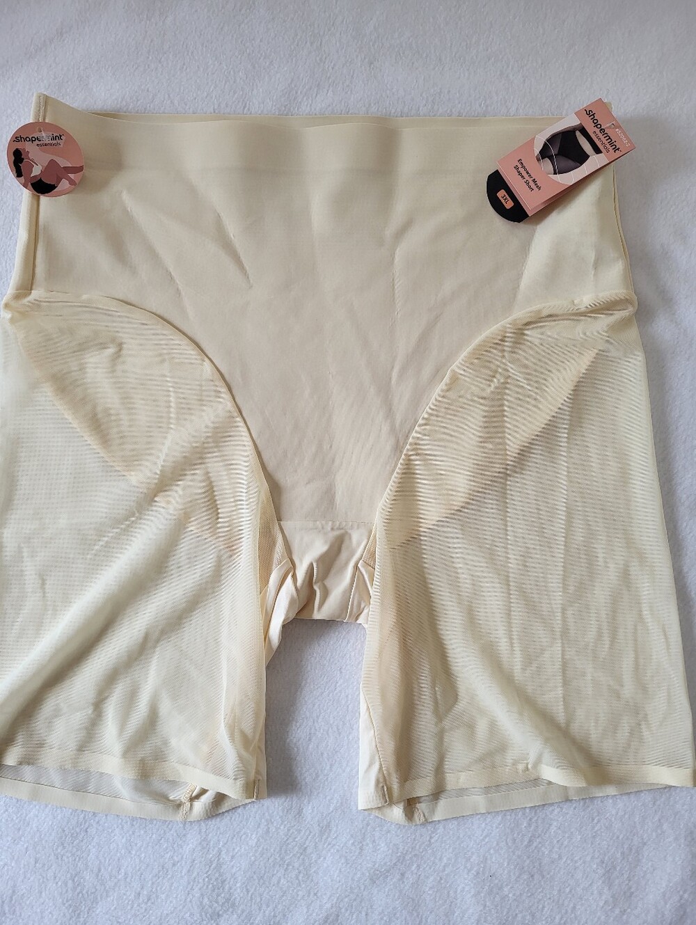 NWT Shapermint Essentials Empower Mesh Shaper Shorts Size 3X